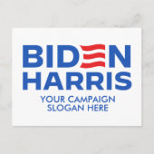 Creëer Uw Eigen Biden Harris 2024 Briefkaart (Voorkant)