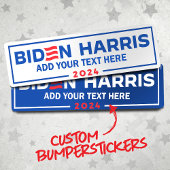Creëer Uw Eigen Biden Harris 2024 Bumpersticker