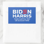 Creëer Uw Eigen Biden Harris 2024 Rechthoekige Sticker (Tas)
