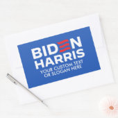 Creëer Uw Eigen Biden Harris 2024 Rechthoekige Sticker (Envelop)
