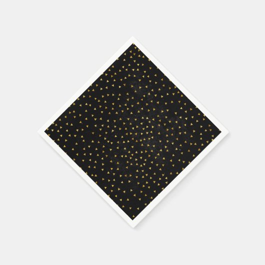 Creëer Uw Eigen Blank Zwart en Goud Servet (Hoek)