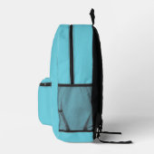 Creëer Uw eigen blauw Bedrukte Rugzak (Rechts)