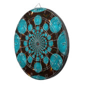 Creëer Uw eigen blauwe lampjes Kaleidoscoop Dartbord (Voorkant Rechts)