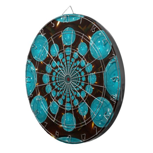 Creëer Uw eigen blauwe lampjes Kaleidoscoop Dartbord (Voorkant Rechts)