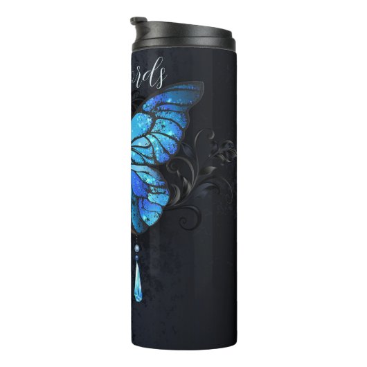 Creëer Uw eigen Blauwe Vlinder & Kristallen Thermosbeker (Geroteerd rechts)