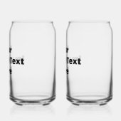 Creëer Uw eigen Blikvorm Glas (Links)