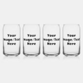 Creëer Uw eigen Blikvorm Glas (Voorkant)