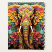 Creëer Uw eigen bloemenolifant Oerwoud Planner (Achterkant)