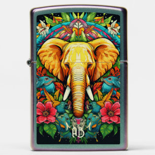 Creëer Uw eigen bloemige olifant Totem Dier