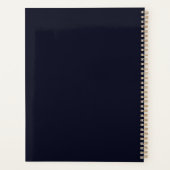 Creëer Uw eigen Blue & Gold Celestial Sky Charts Planner (Achterkant)