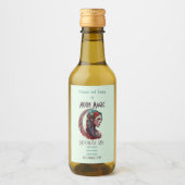 Creëer Uw Eigen Boho Halve Maan Godin Wijn Etiket (Voorkant)