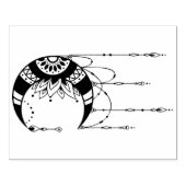 Creëer Uw eigen Boho Moon Silhouet Rubberstempel (Afrduk)