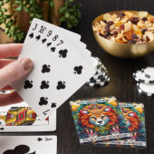 Creëer Uw eigen Boho Tribal Wolf Pokerkaarten (Insitu)