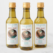 Creëer Uw Eigen Boho Volle Maan Sky Scape Wijn Etiket (Flessen)