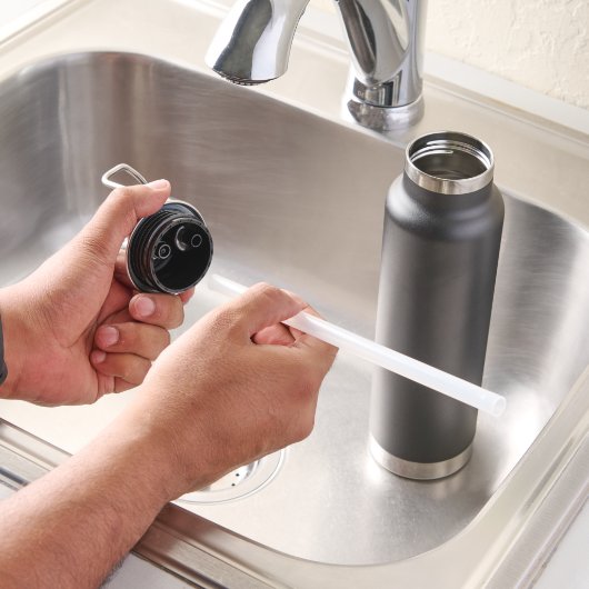 Creëer uw eigen borstkankerbewustzijn aluminium W Waterfles (Aanrecht)