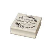 Creëer Uw eigen botanische bewaart de datum Rubberstempel (Stempel)