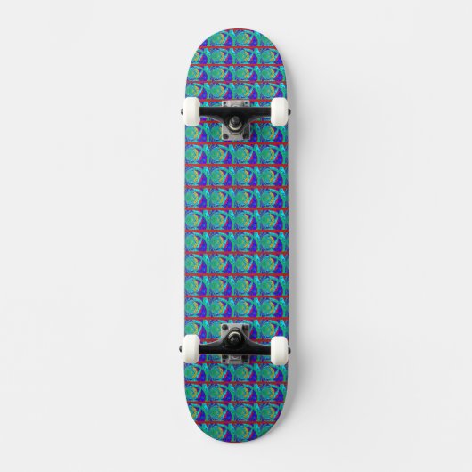 Creëer Uw eigen Braziliaanse tinten van kleurrijk Skateboard (Voorkant)