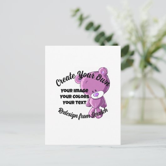 Creëer Uw eigen. - Briefkaart (Staand voorkant)