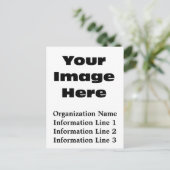 Creëer Uw eigen Briefkaart voor aangepaste agenda (Staand voorkant)