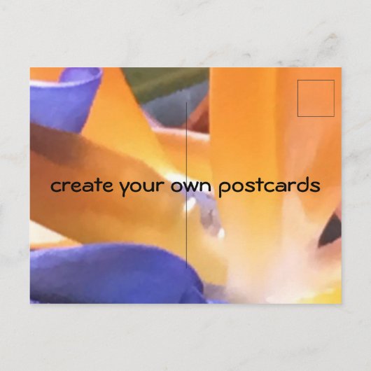 CREËER UW EIGEN BRIEFKAARTEN (Achterkant)