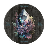 Creëer Uw eigen Bright Crystals Altaar Board Snijplank (Voorkant)