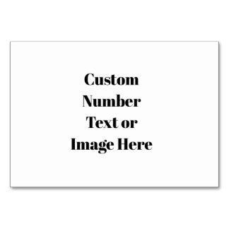 Creëer uw eigen bruiloft tafel nummers - Custom Kaart