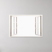 Creëer uw eigen buitenlandschap van uw huis canvas afdruk (Voorkant)