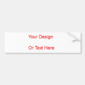 Creëer Uw eigen Bumpersticker (Voorkant)