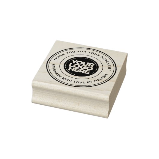 Creëer uw eigen Business Logo Round Rubberstempel (Stempel)