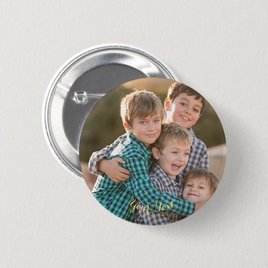 Creëer Uw eigen Button voor aangepaste rondfoto-te (Voorkant /achterkant)