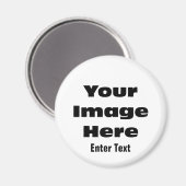 Creëer Uw eigen cadeauSjabloon Magneet (Voorkant / Achterkant)