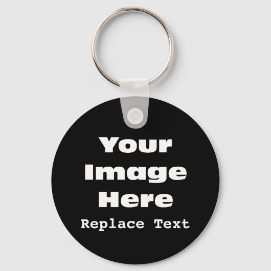 Creëer Uw eigen cadeauSjabloon Sleutelhanger (Voorkant)