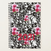 Creëer Uw eigen CAMO FLORAL 2021 Kalenderplanner Planner (Voorkant)