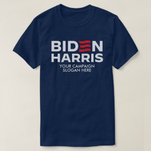 Creëer Uw eigen campagneslogan van Biden Harris T-shirt
