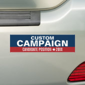 Creëer Uw eigen campagnevoering Bumpersticker (Op auto)