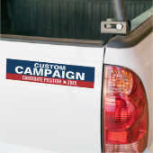 Creëer Uw eigen campagnevoering Bumpersticker (Op Truck)