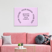 Creëer Uw eigen Canvas Afdruk (Insitu (Woonkamer))