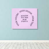 Creëer Uw eigen Canvas Afdruk (Insitu (Houten vloer))