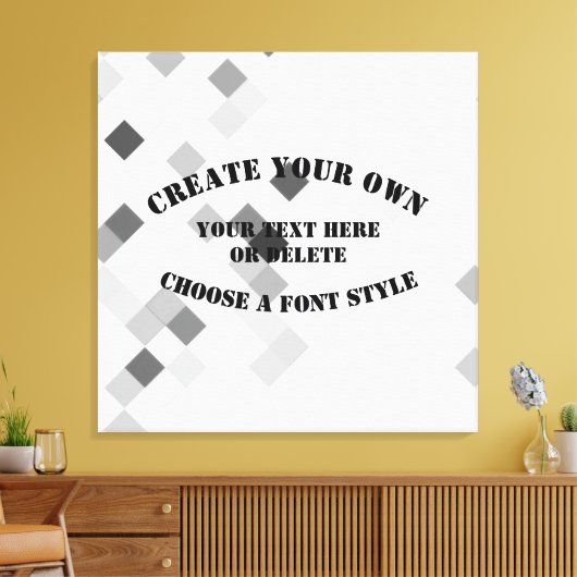 Creëer Uw eigen Canvas Afdruk (Insitu (Woonkamer))