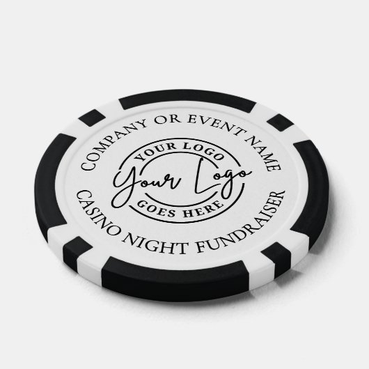 Creëer uw eigen casino avond Logo Poker Chips (Enkel)