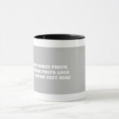 Creëer Uw eigen Ceramic Custom Photo LOGO Mok (Midden)