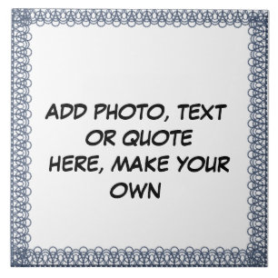 CREËER* UW EIGEN CERAMISCHE TITEL TEGELTJE