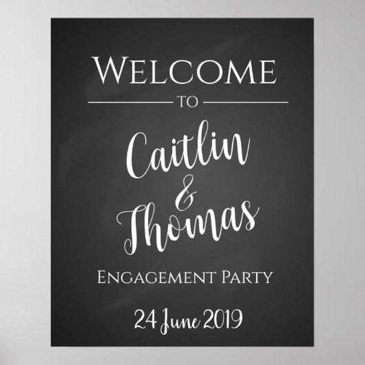 Creëer uw eigen chalkboard-bord poster (Voorkant)