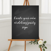 Creëer uw eigen chalkboard-bord poster