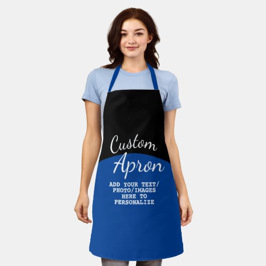 Creëer uw eigen Chef Baker - Aangepast twee-toonse Schort (Gedragen)