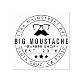 Creëer Uw eigen Circulaire Barbering Business Logo Rubberstempel (Afrduk)