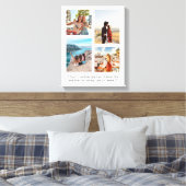 Creëer uw eigen citaat Fotocollage Canvas Afdruk (Insitu (Slaapkamer))
