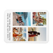Creëer uw eigen citaat Fotocollage Magneet (Horizontaal)
