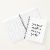 Creëer uw eigen citaat kalligrafie notitieboek (Binnen)