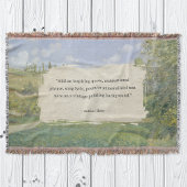 Creëer uw eigen citaat schilderij deken